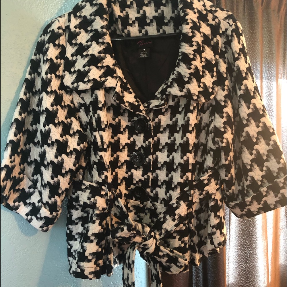 Torrid Houndstooth Jacket